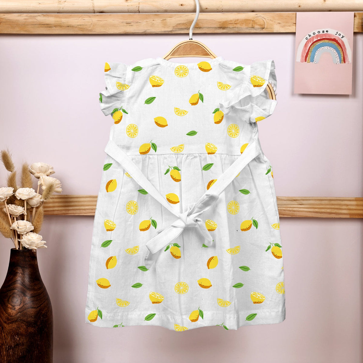Organic Cotton Frock For Baby Girls - Pack of 1