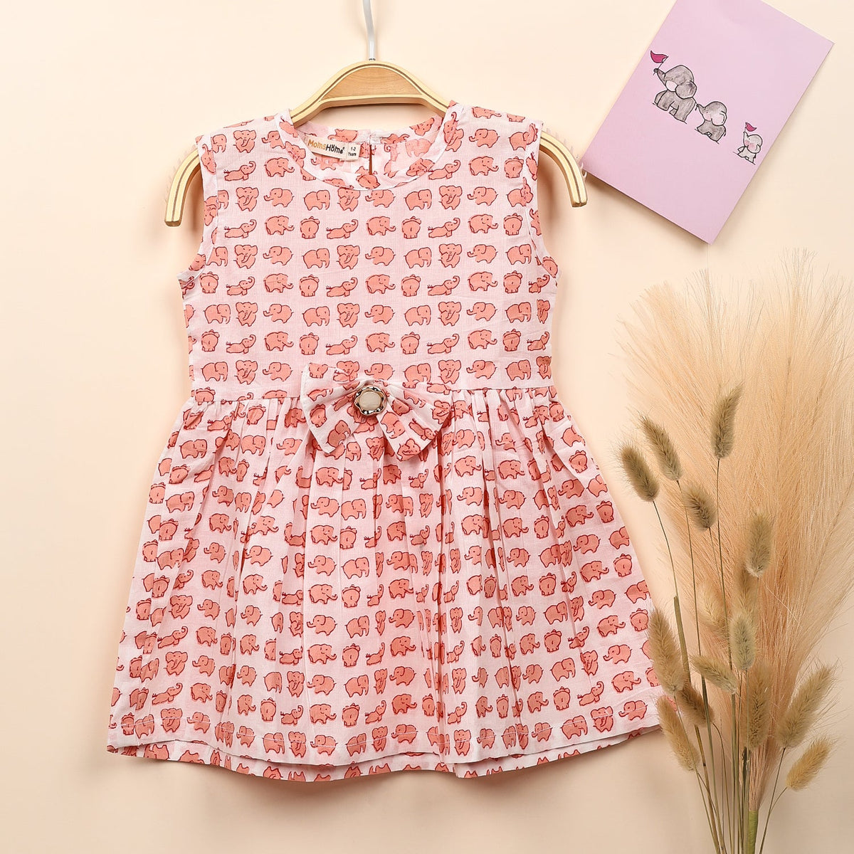 Organic Cotton Frock For Baby Girls - Pack of 1
