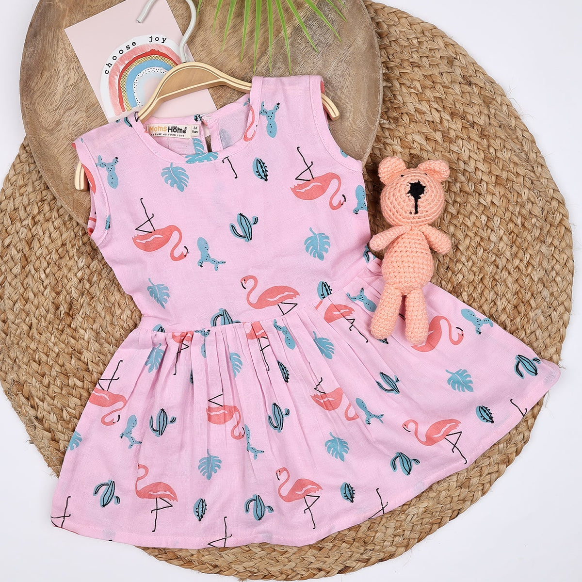 Organic Cotton Frock For Baby Girls - Pack of 1