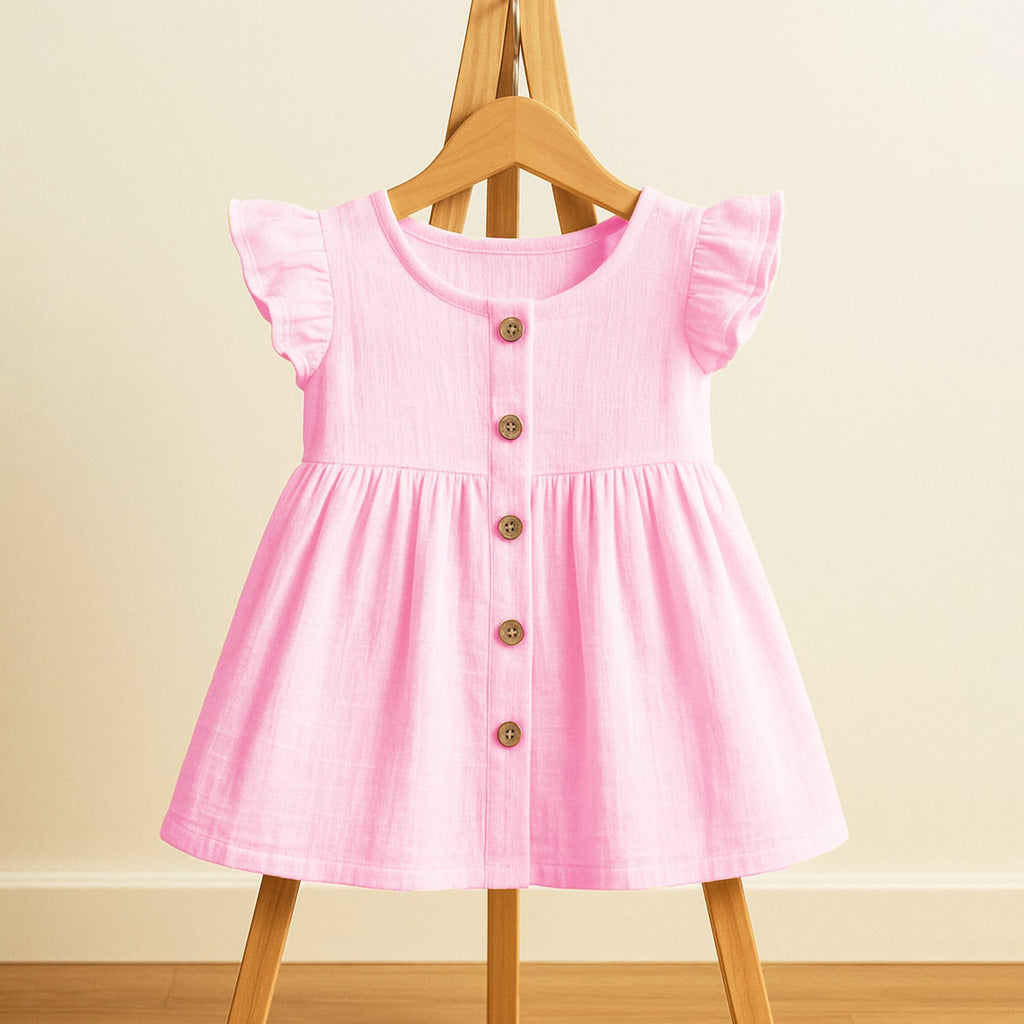 Organic Cotton Girls Frock - Pack of 1