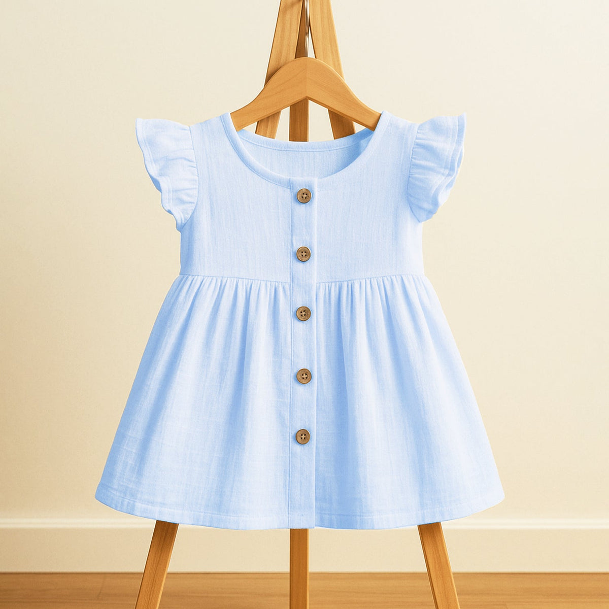 Organic Cotton Girls Frock - Pack of 1