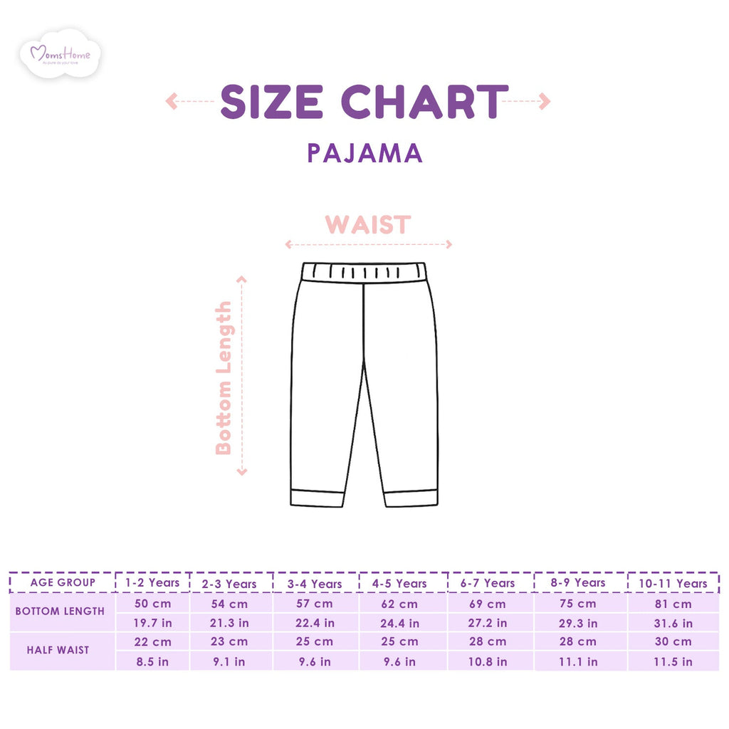 Organic Cotton Kids Night Suit - Unicorn