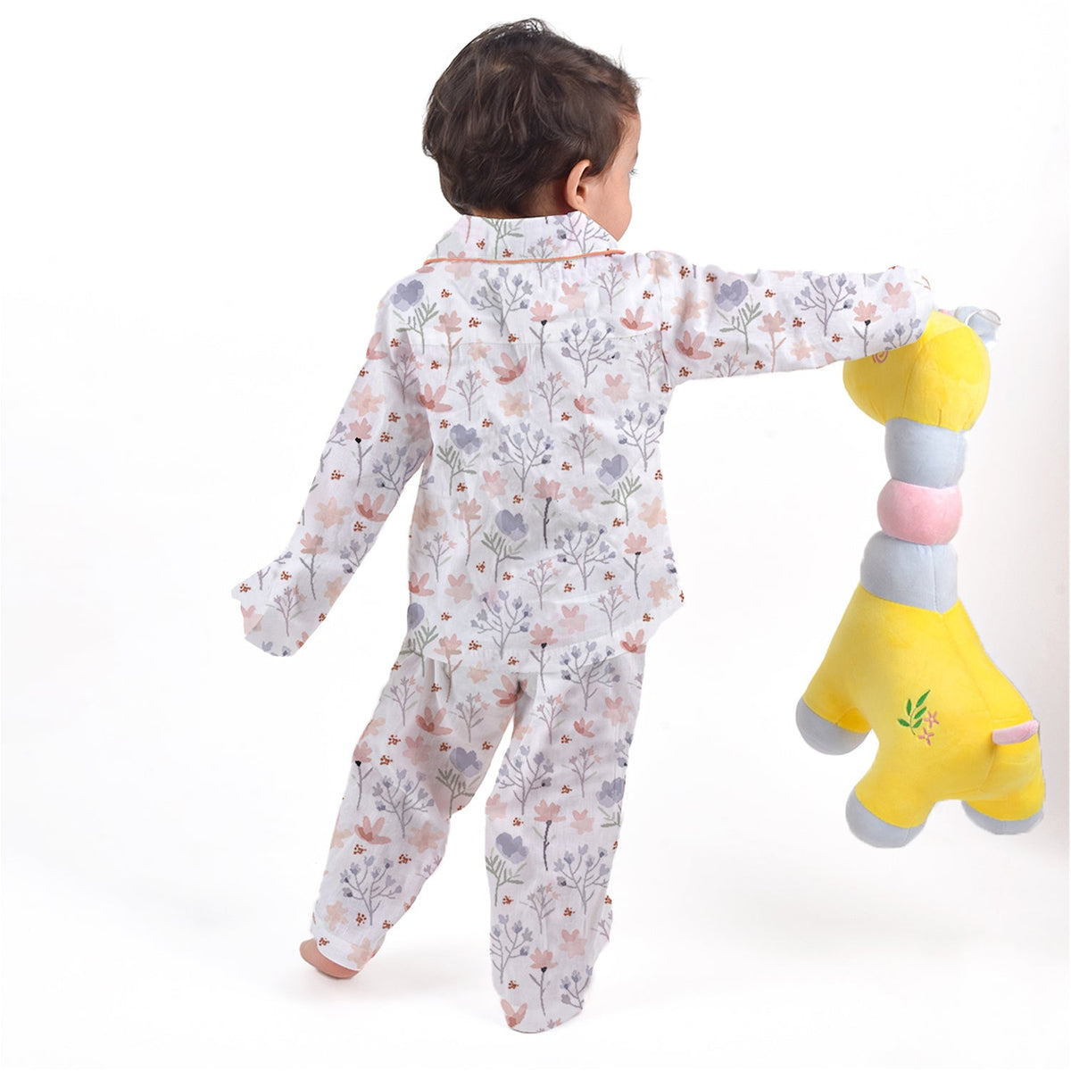 Organic Cotton Kids Night Suit - Blossom