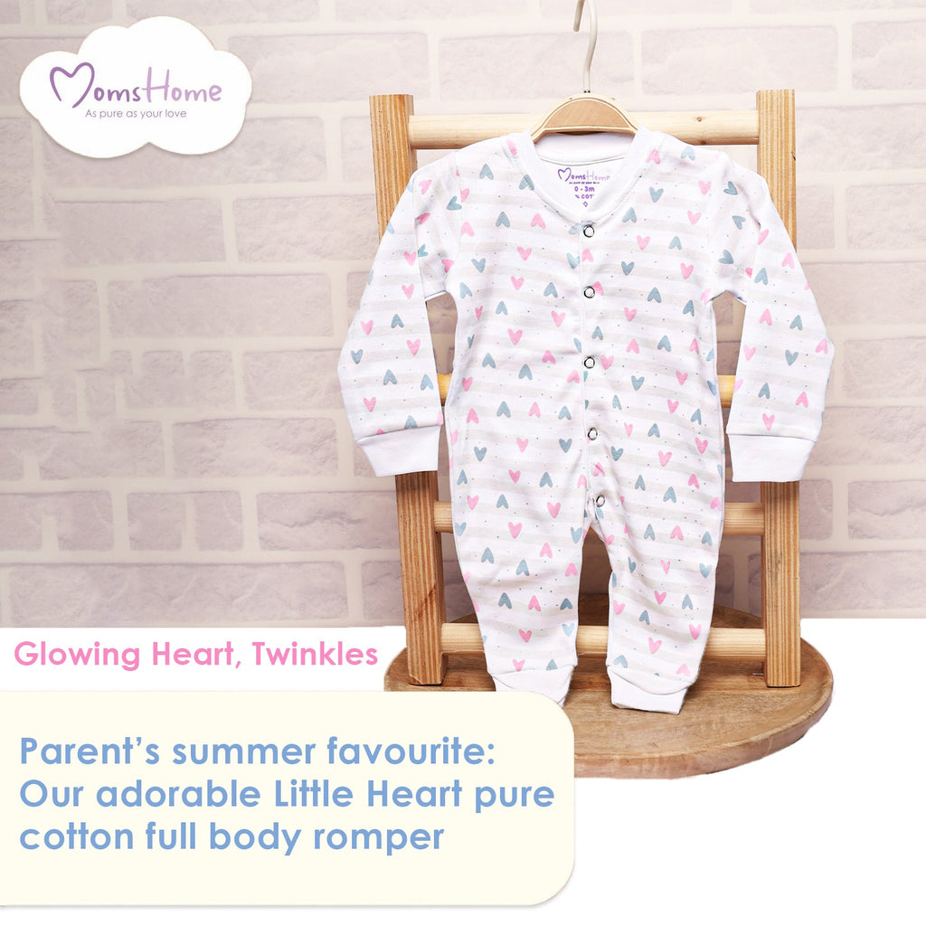 Organic Cotton New Born Baby Full Body Romper - Bunny
