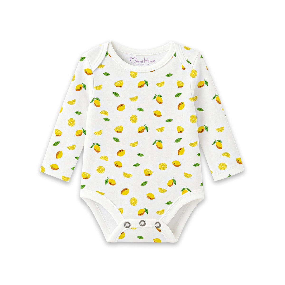 Organic Cotton New Born Baby Full Sleeve Onesie - Pack of 1