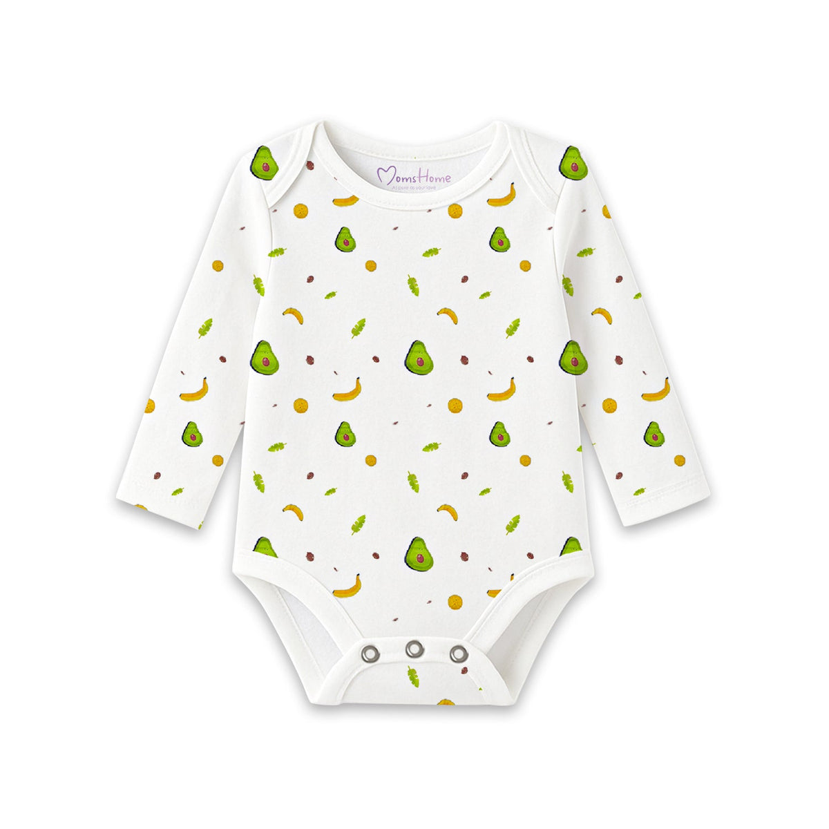 Organic Cotton New Born Baby Full Sleeve Onesie - Pack of 1