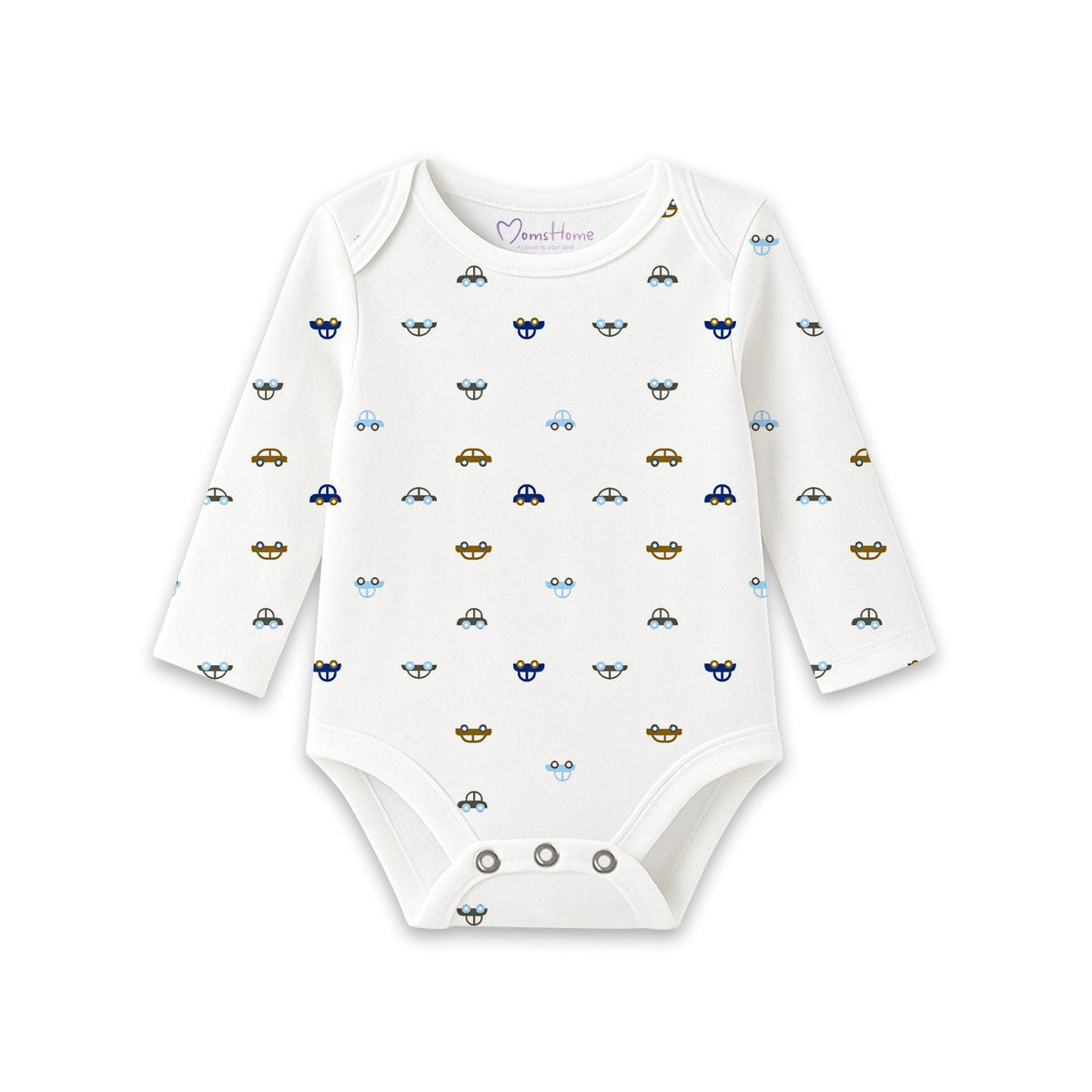Organic Cotton New Born Baby Full Sleeve Onesie - Pack of 1