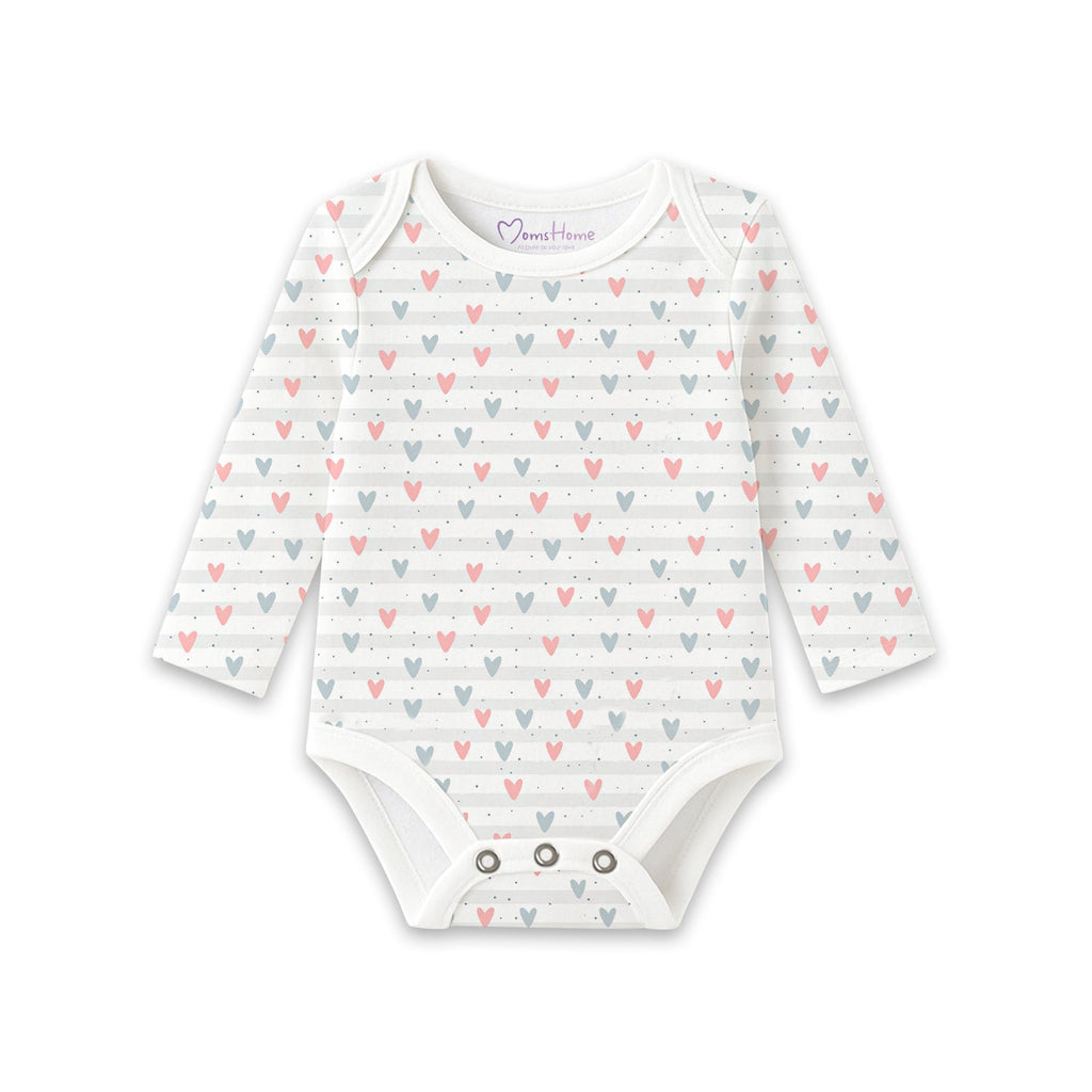 Organic Cotton New Born Baby Full Sleeve Onesie - Pack of 1