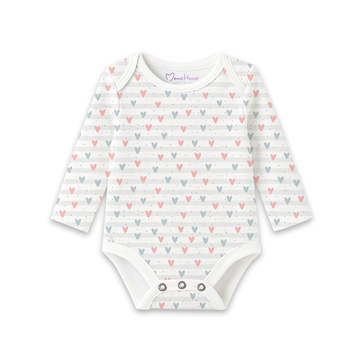 Organic Cotton New Born Baby Full Sleeve Onesie - Pack of 1