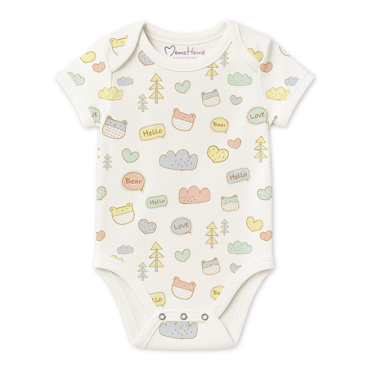Organic Cotton New Born Baby Onesie - Pack of 1