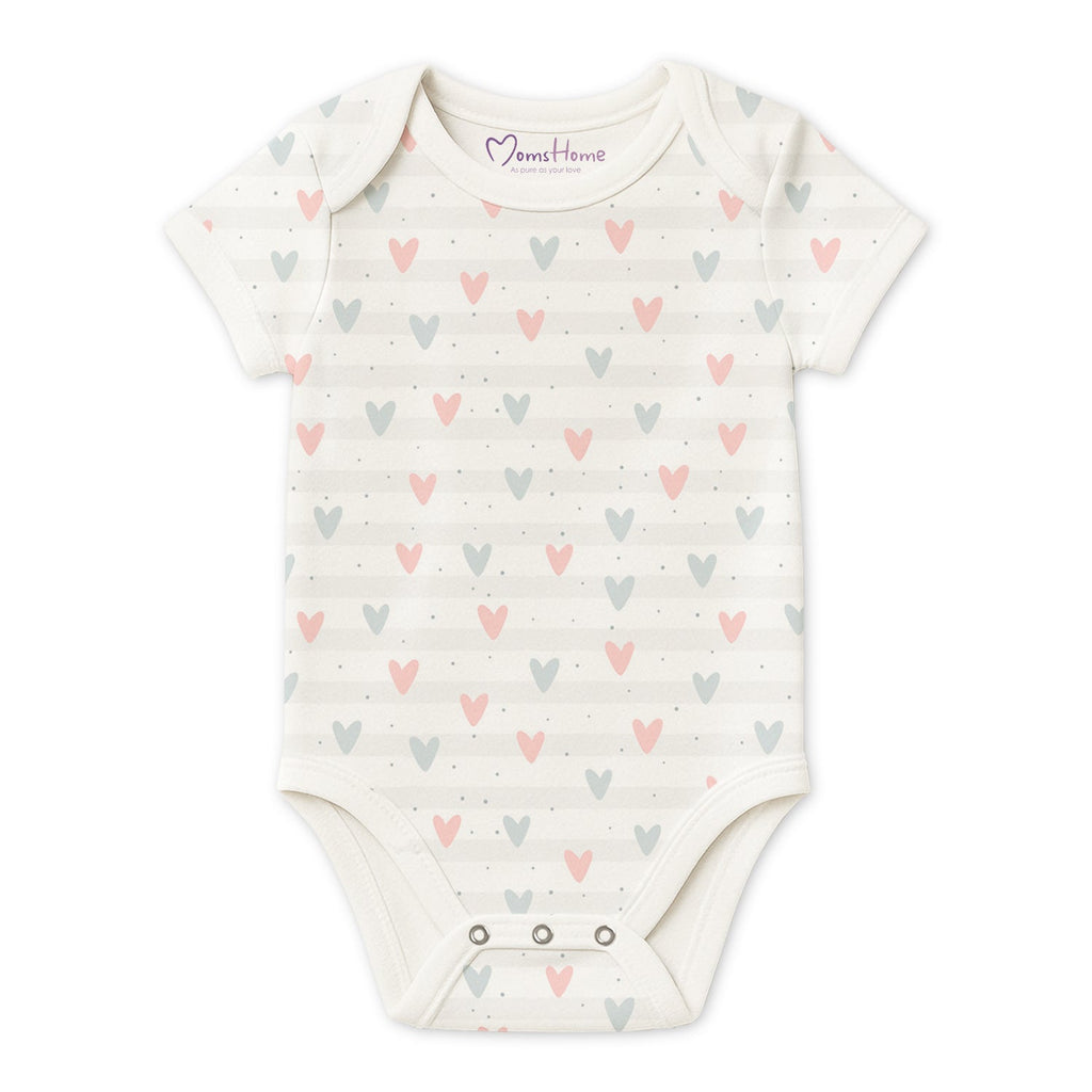Organic Cotton New Born Baby Onesie - Pack of 5
