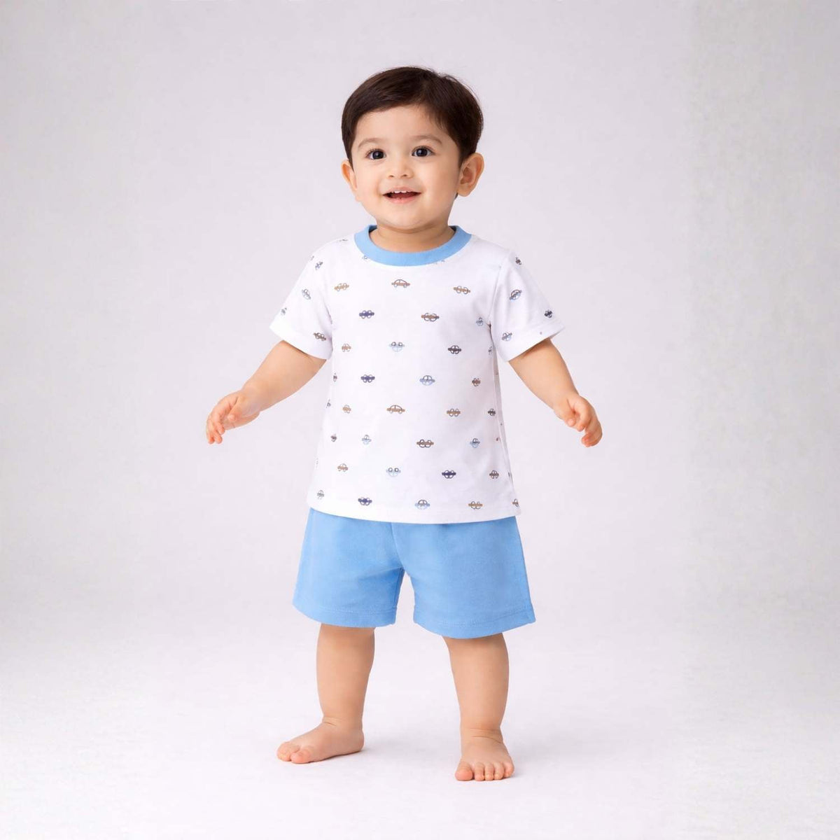 Organic Cotton T-Shirt & Short For Infants & Toddlers