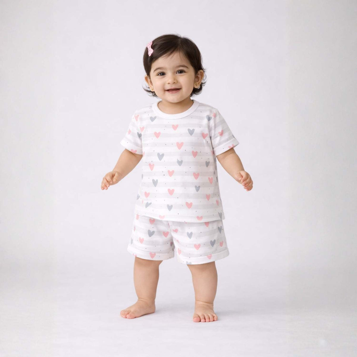 Organic Cotton T-Shirt & Short For Infants & Toddlers