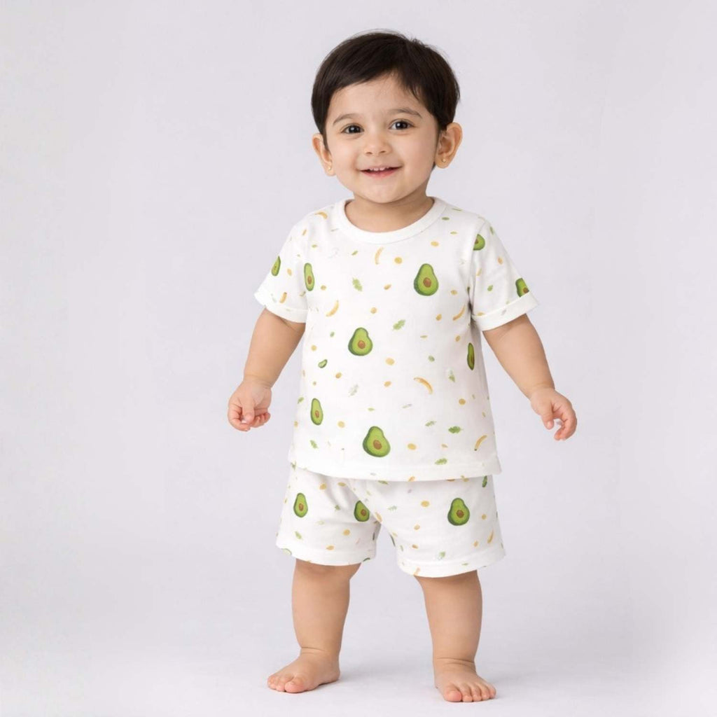 Organic Cotton T-Shirt & Short For Infants & Toddlers