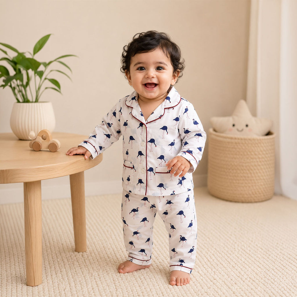 Organic Cotton Unisex Kids Pajama Set Combo