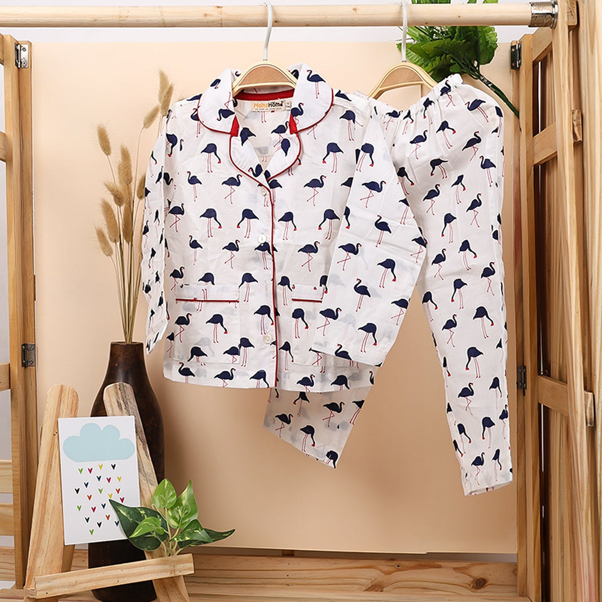 Organic Cotton Unisex Kids Pajama Set Combo