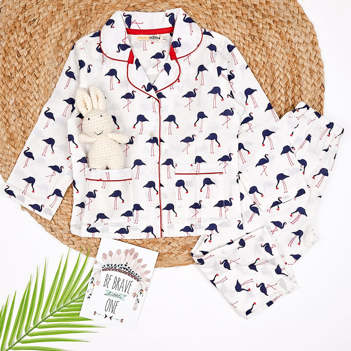 Organic Cotton Unisex Kids Pajama Set Combo