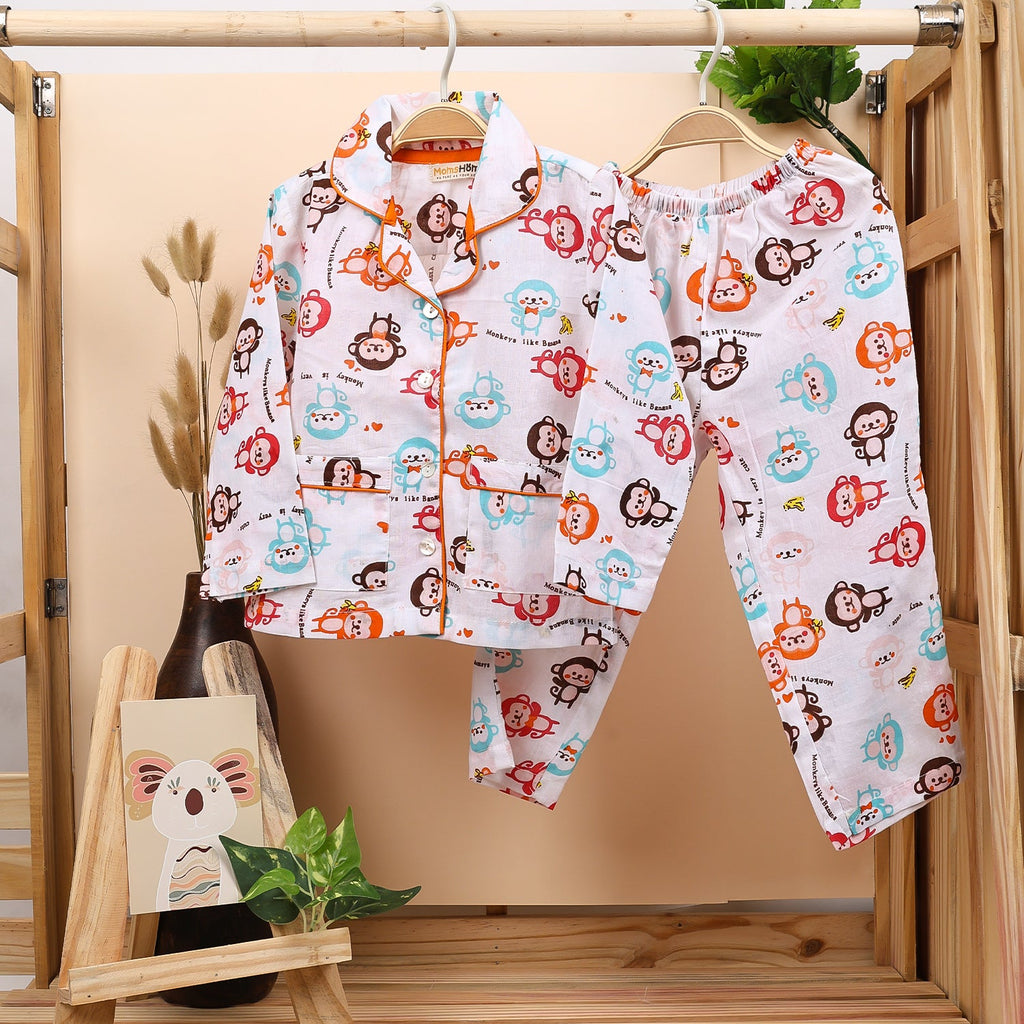 Organic Cotton Unisex Kids Pajama Set Combo