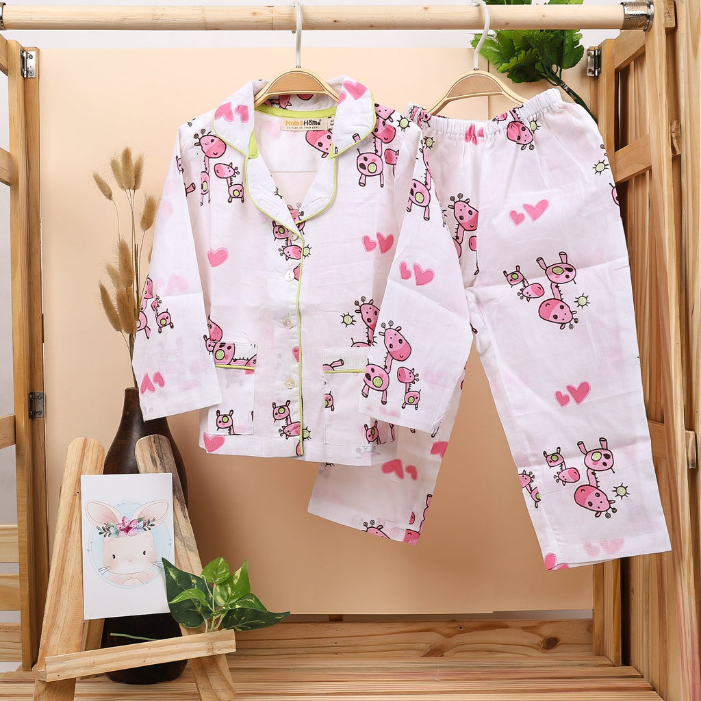 Organic Cotton Unisex Kids Pajama Set Combo