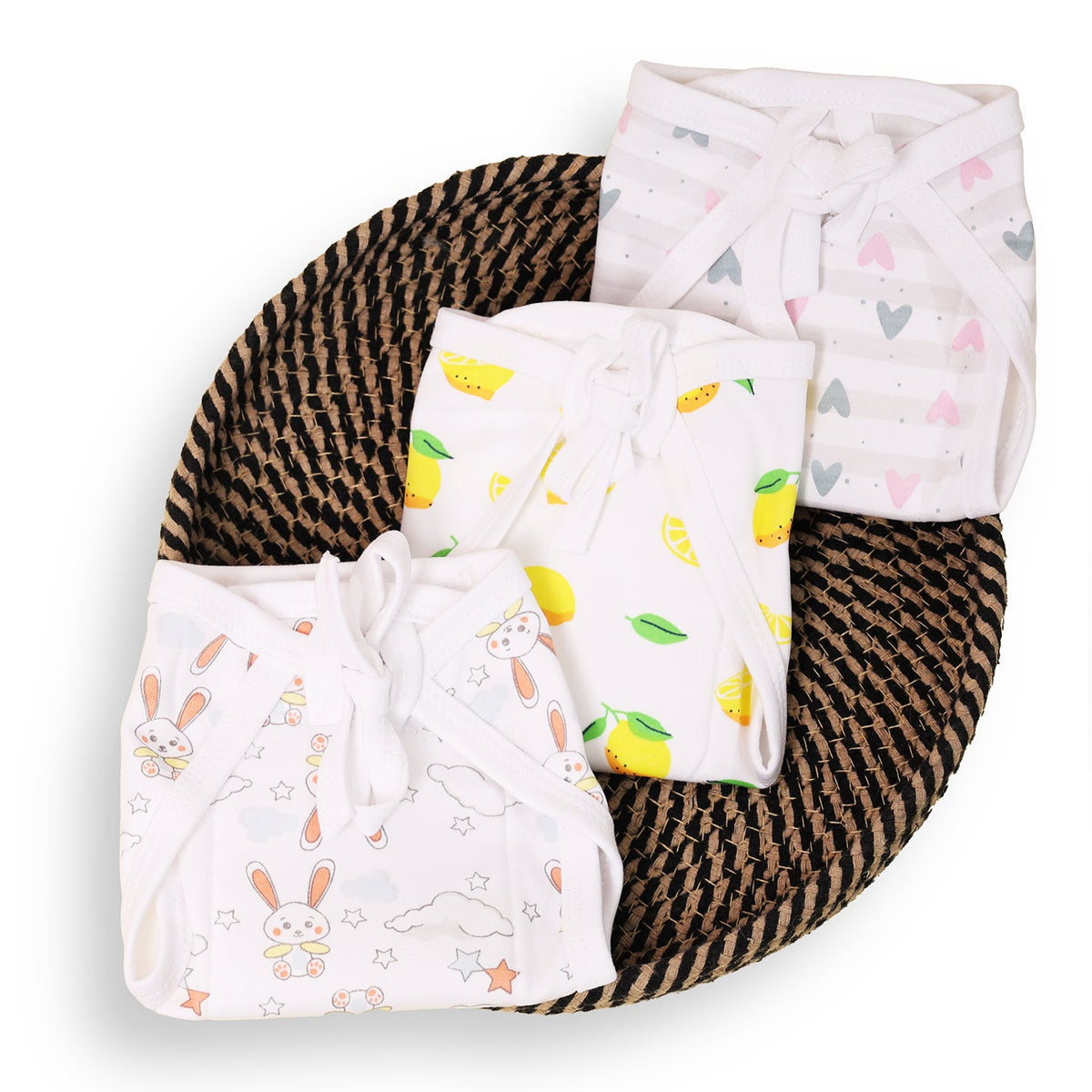 Printed Cushioned Nappies Combo - Pack of 3