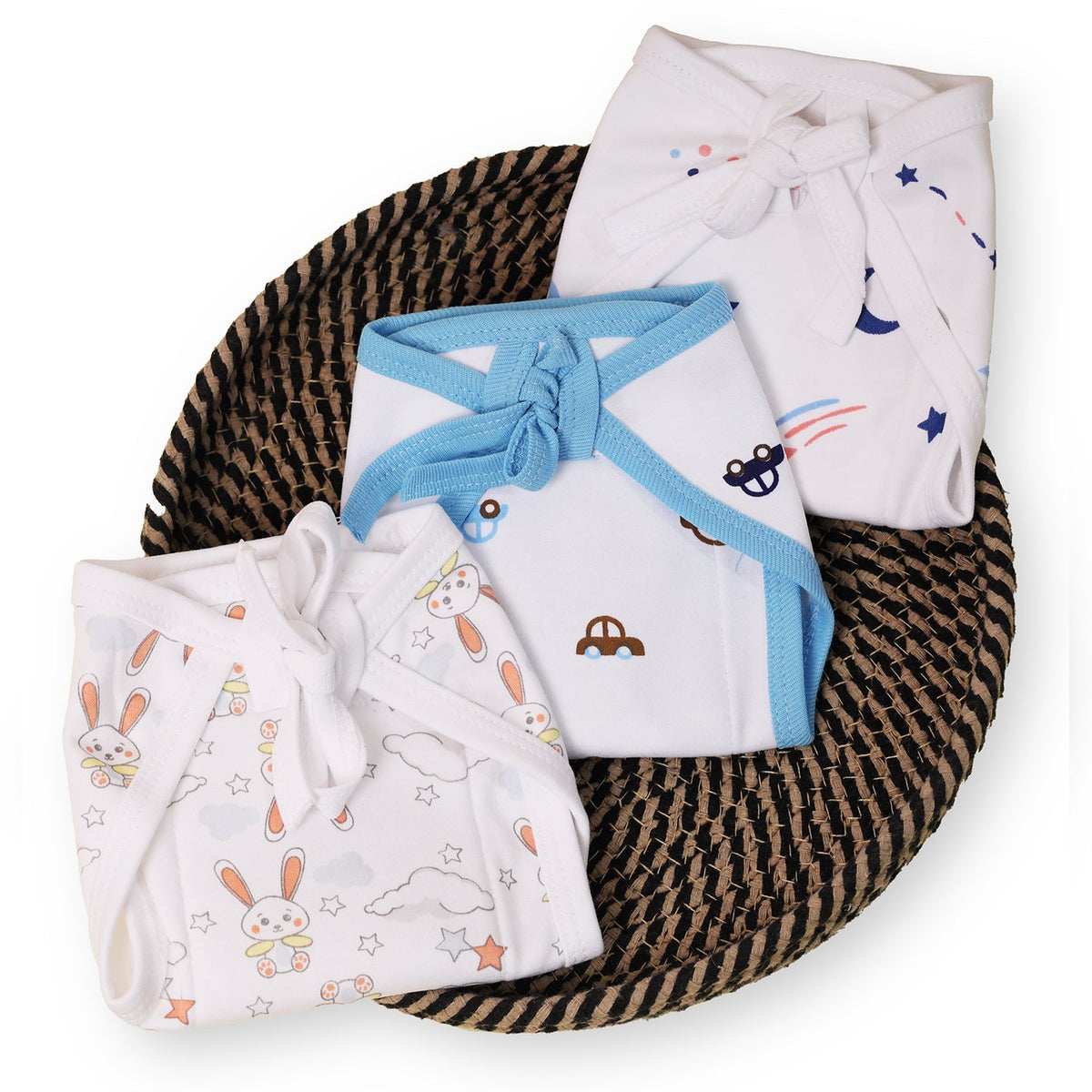 Printed Cushioned Nappies Combo - Pack of 3