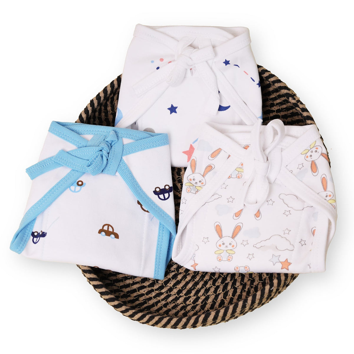 Printed Cushioned Nappies Combo - Pack of 3