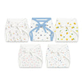 Printed Cushioned Nappies Combo - Pack of 5