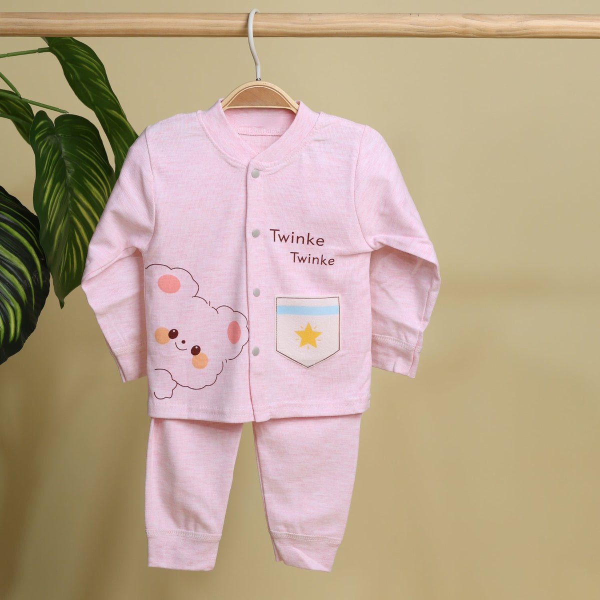 Winter Warm Full Sleeve Co-ord Sets For Baby - Set of 1