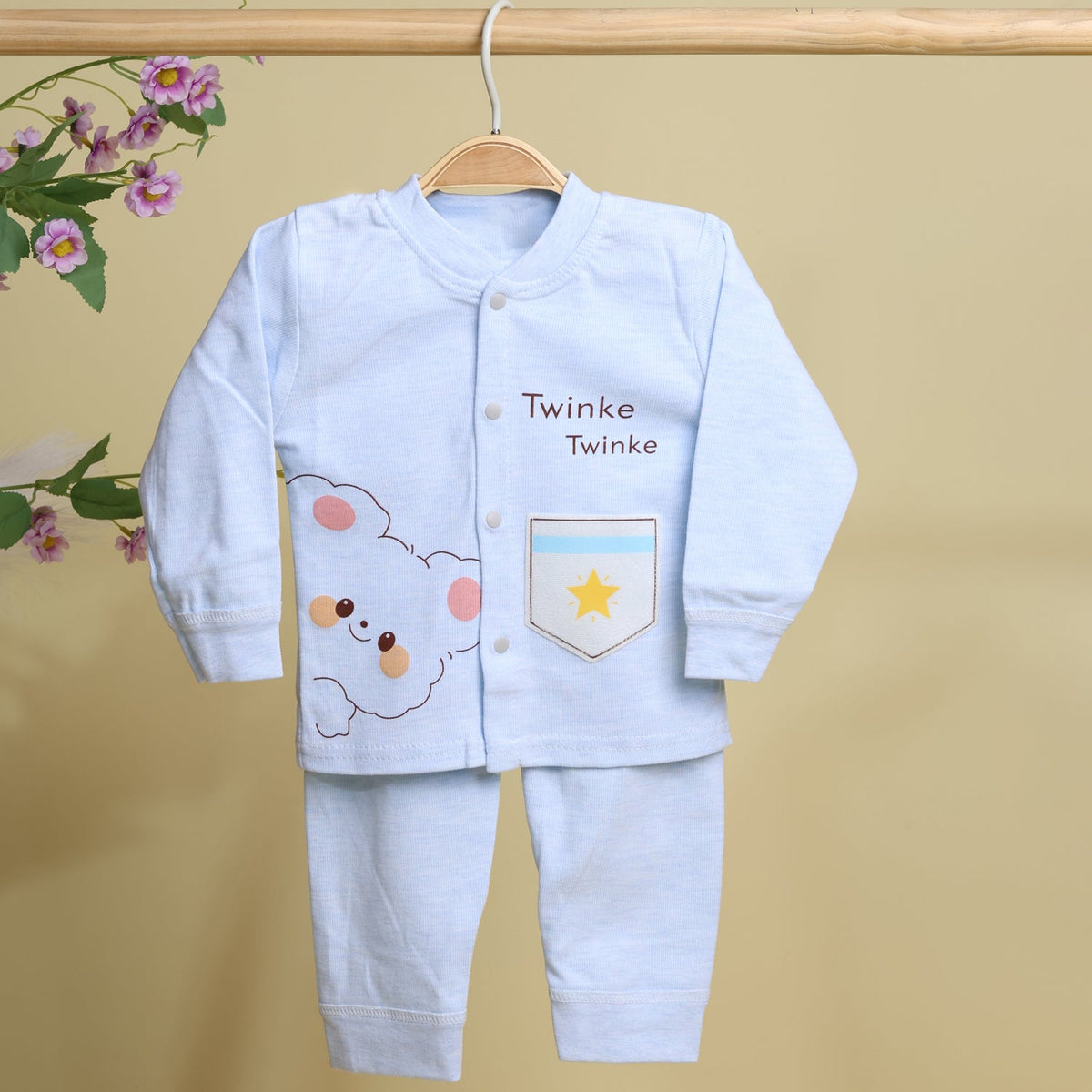 Winter Warm Full Sleeve Co-ord Sets For Baby - Set of 1