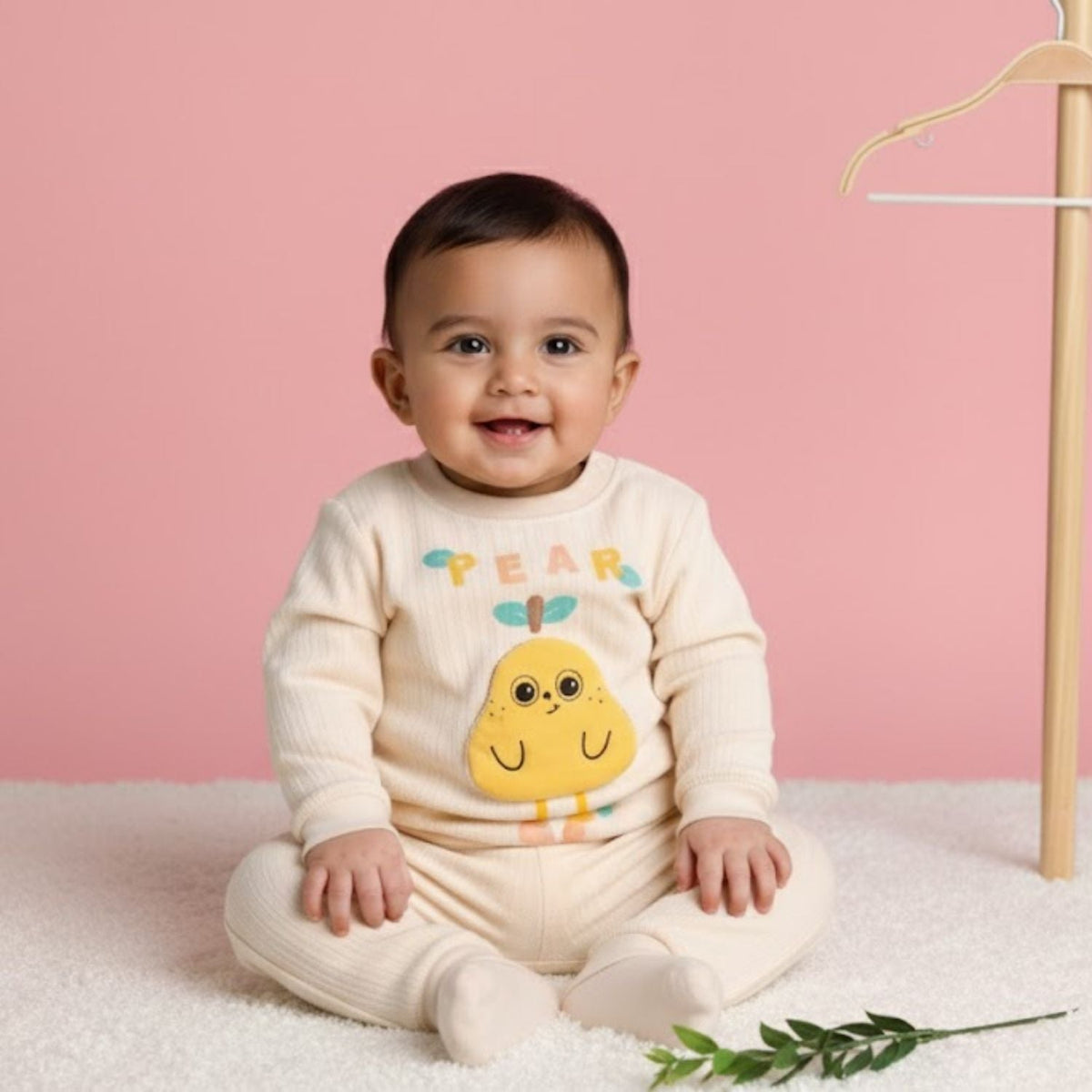 Winter Warm Full Sleeve Co-ord Sets For Baby - Set of 1