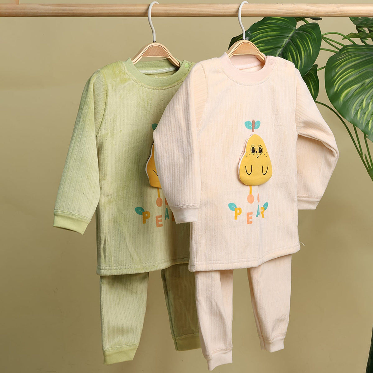 Winter Warm Full Sleeve Co-ord Sets For Baby - Set of 1