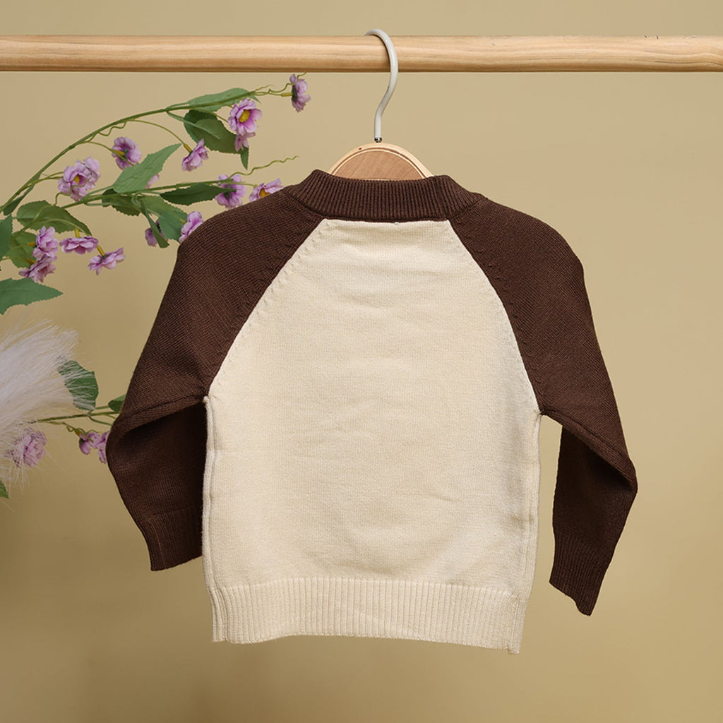 Winter Warm Woollen Full Sleeve Sweater For Baby - Bunny - Pack of 1