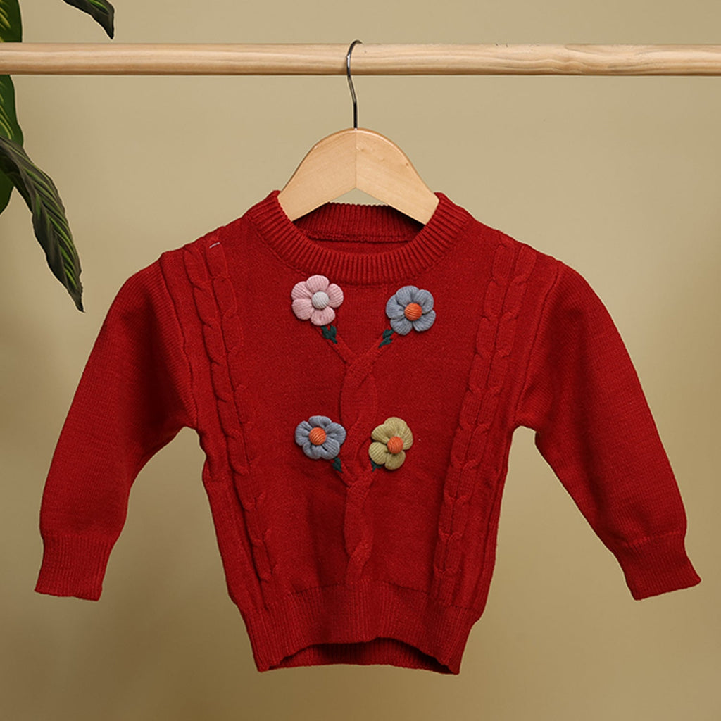 Winter Warm Woollen Full Sleeve Sweater For Baby - Pack of 1