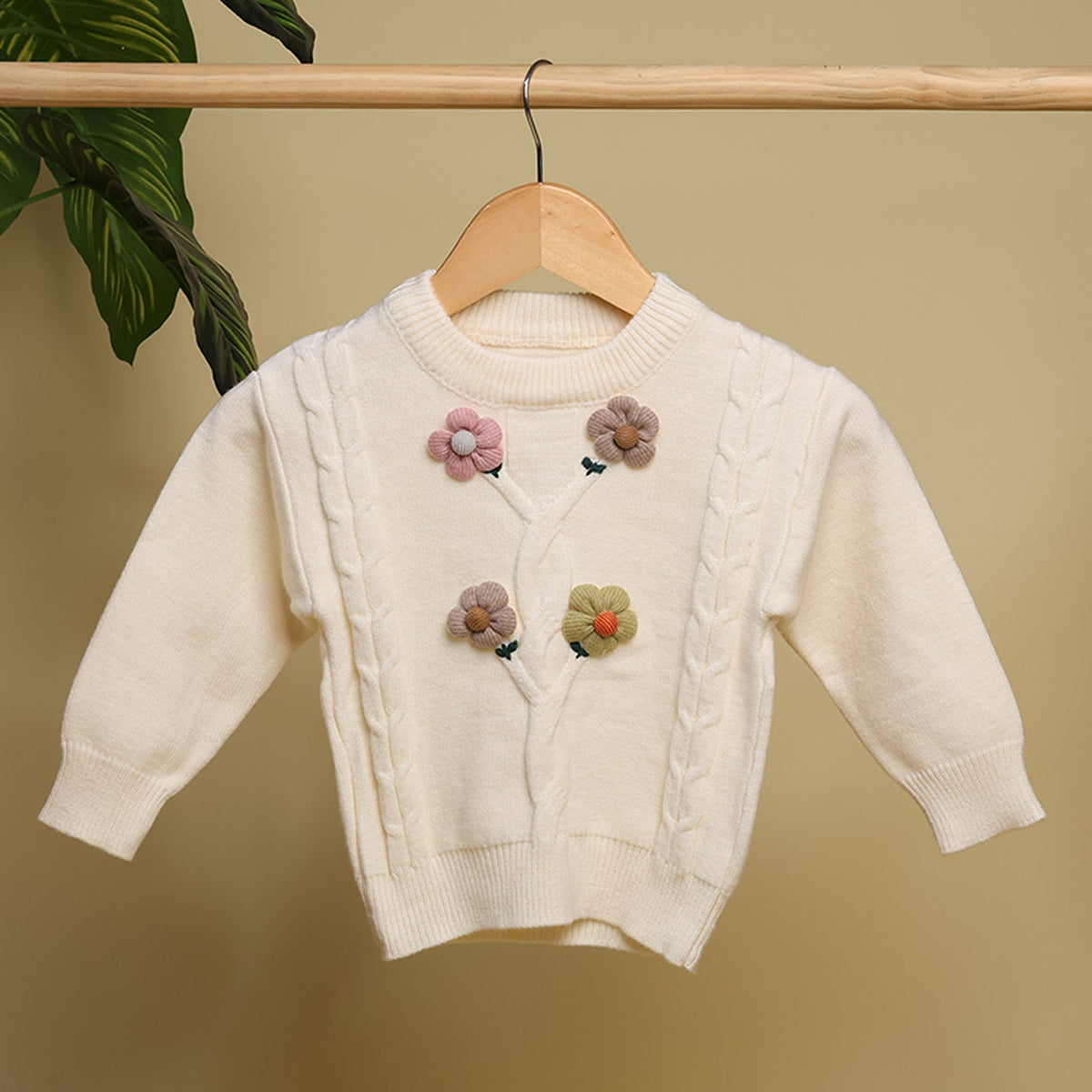 Winter Warm Woollen Full Sleeve Sweater For Baby - Pack of 1