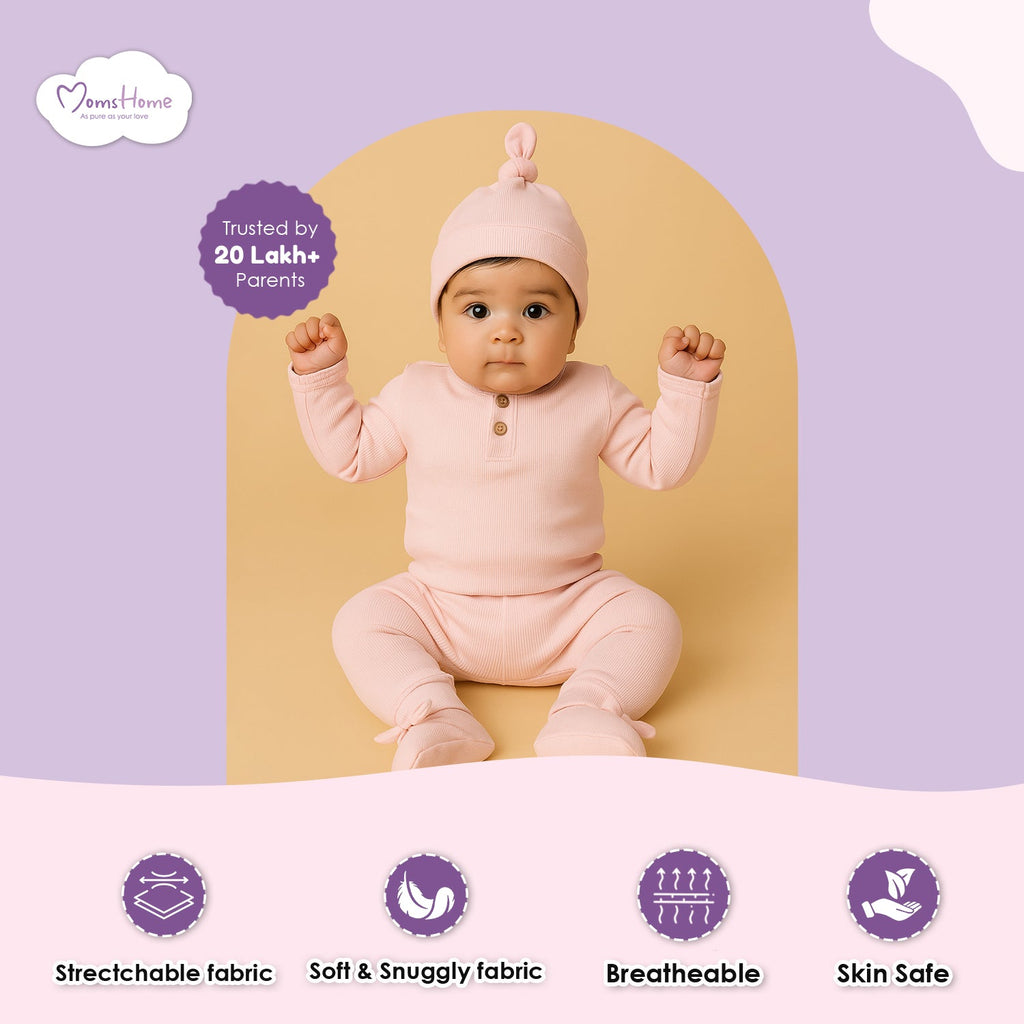 Baby Essential Gift Set - Pack of 5 - Pearl Pink