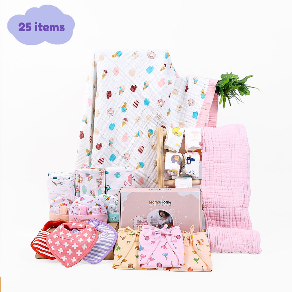 Baby Essential Gift Set - Pink