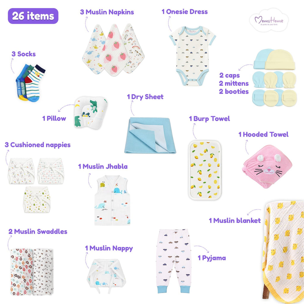 Baby Essential Gift set - Blue