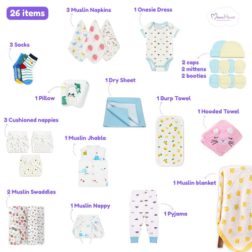 Baby Essential Gift set - Blue