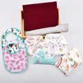 Baby Unisex Cotton Nappy Time Combo - Multicolor -11 Items