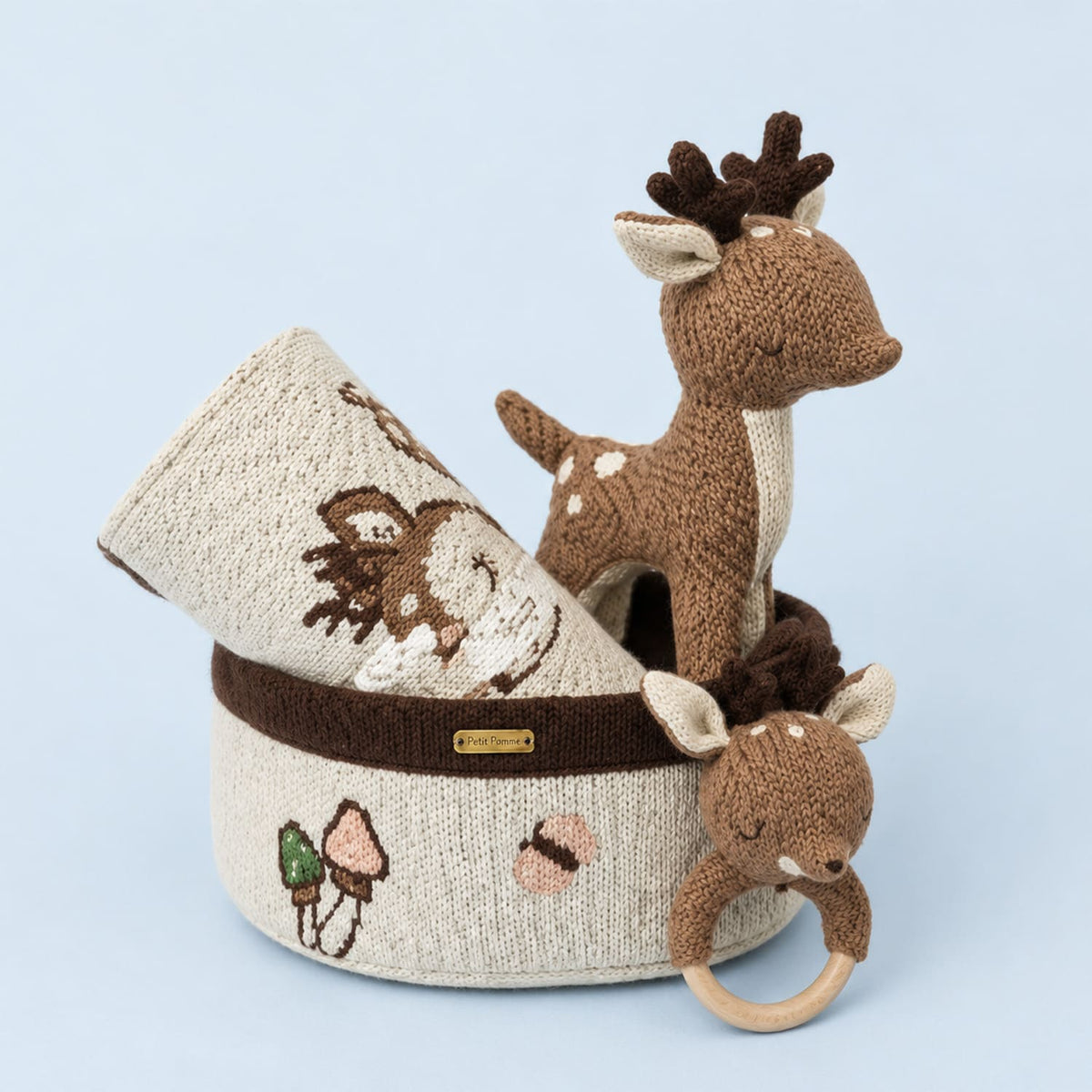 Knitted Gift Basket - Pack of 4
