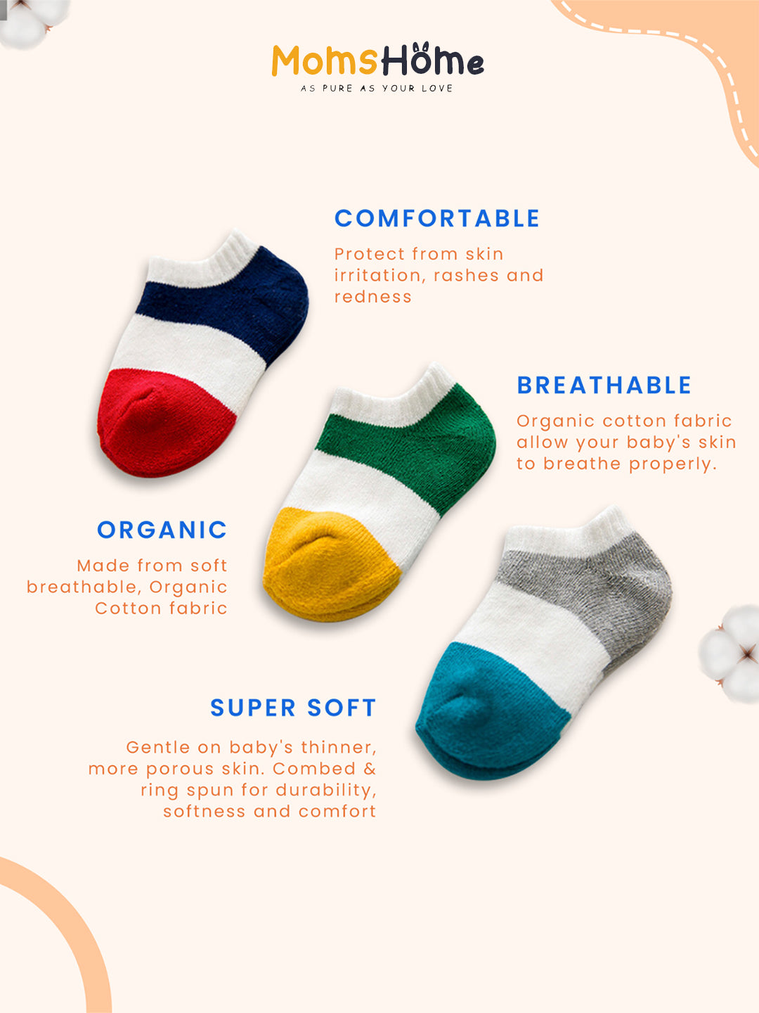 Moms Home Infant Kids Multi-Coloured Printed Organic Cotton 20-Piece Baby Apparel Gift Set