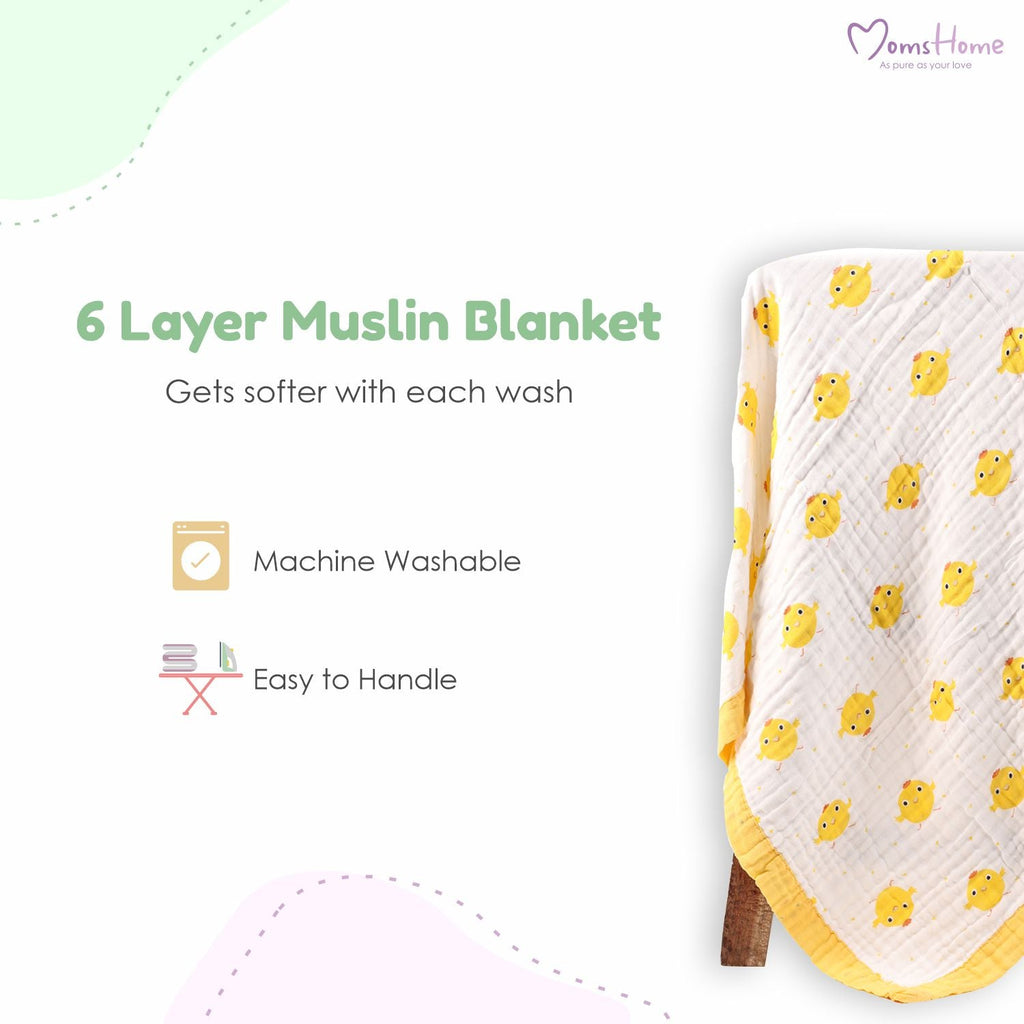 Moms Home Kids Set Of 10 Multicoloured Printed Organic Cotton Gift Set