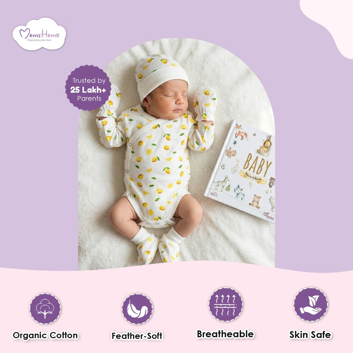 Moms Home Newborn Baby Homecoming Gift Set - Pack of 5