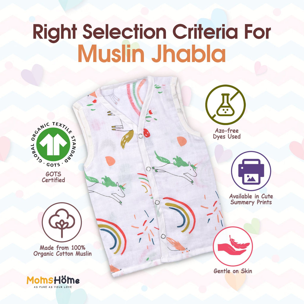 Moms Home Baby Organic cotton Muslin 19 pieces gift set