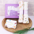 Muslin Swaddle and Napkin Combo - Pack of 5