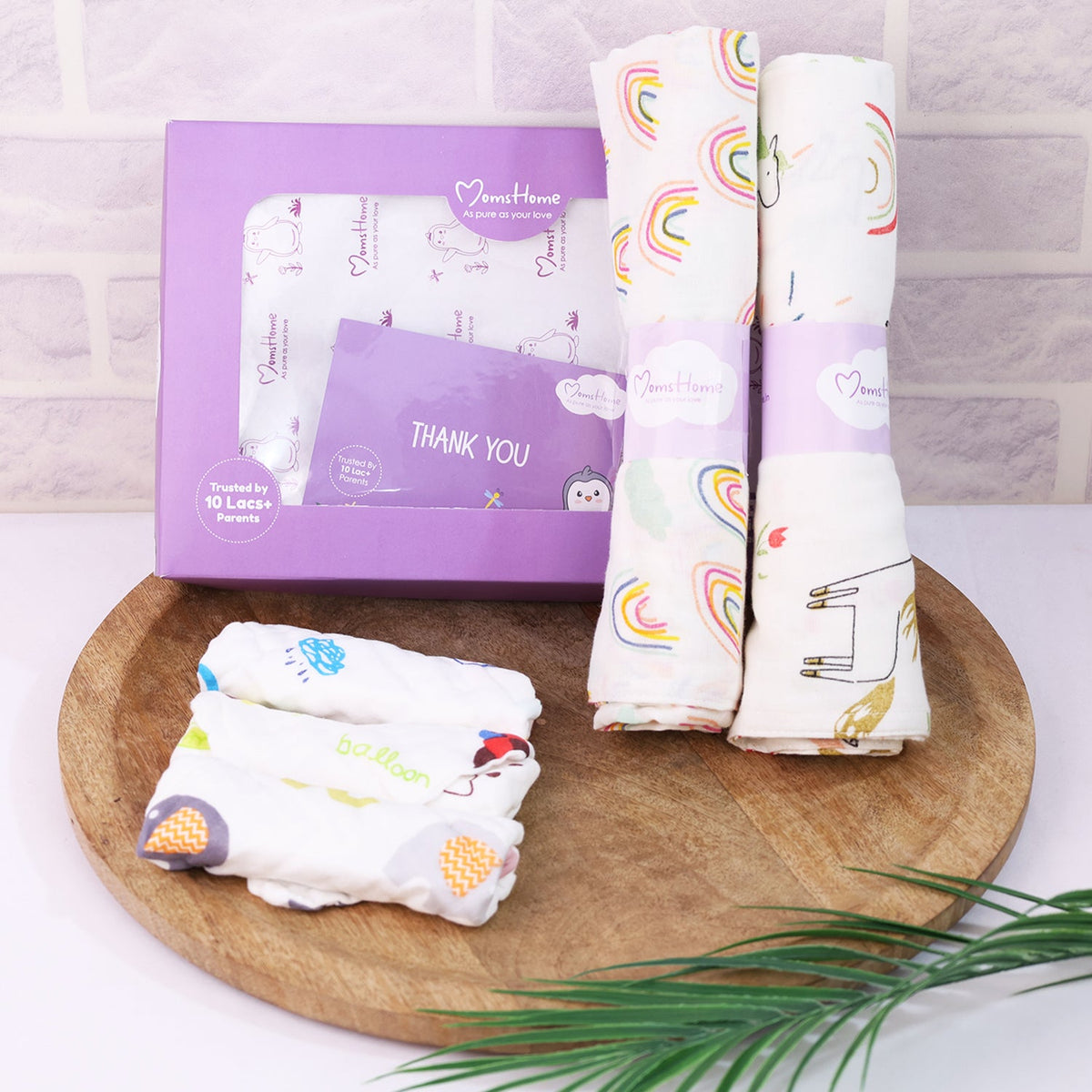 Muslin Swaddle and Napkin Combo - Pack of 5