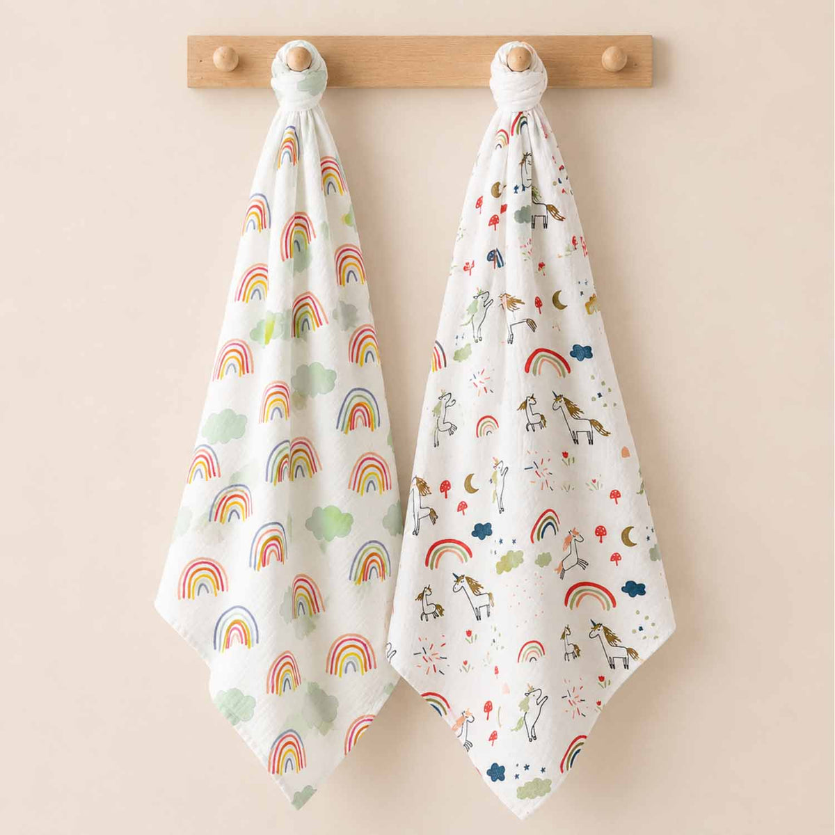 Muslin Swaddle and Napkin Combo - Pack of 5
