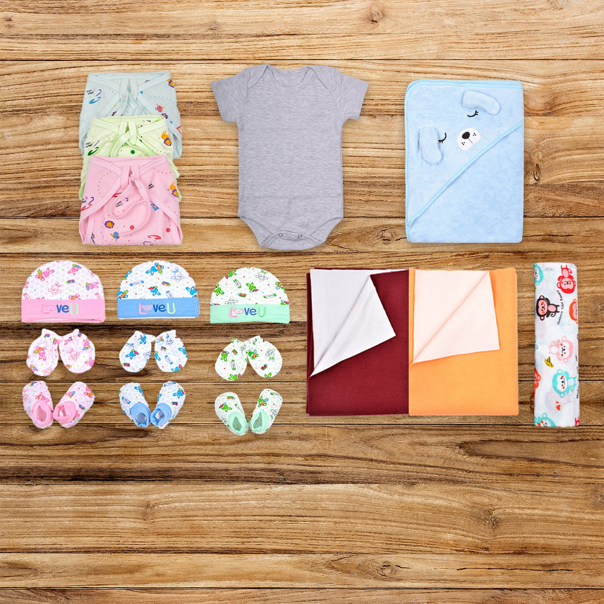 New Born Baby Essentials Combo Set @ 299 (When you buy 6 or more items)