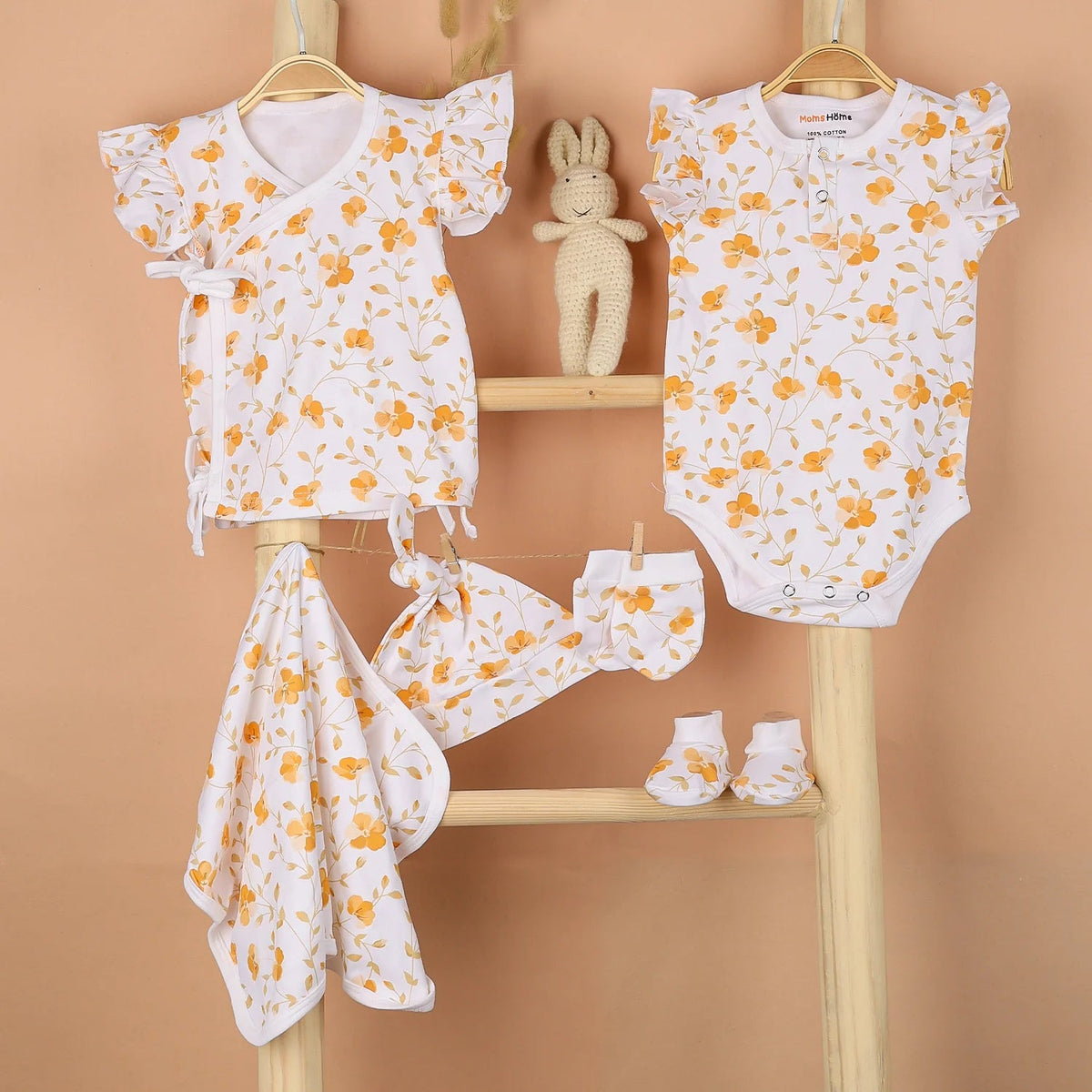 New Born Baby Gift Hamper - Bloom - Pack of 7