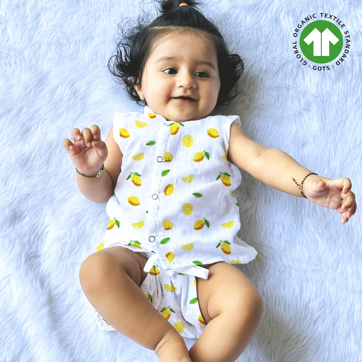 New Born Baby Muslin Gift Hamper - Lemon - Pack of 10